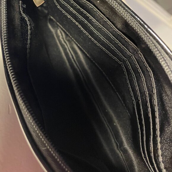 Coach Peyton Op Art Embossed Patent Leather Wristlet - Picture 6 of 10